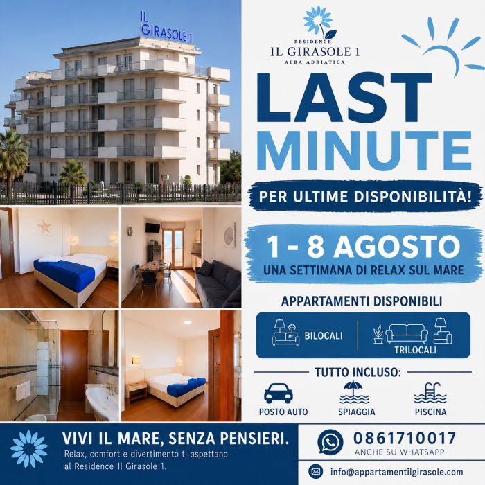 Last Minute 01.08 - 08.08